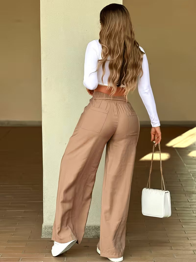 Women's Wide Leg Pants High Waist Loose Trousers