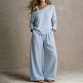 ✨One-Shoulder Wide-Leg Lounge Set